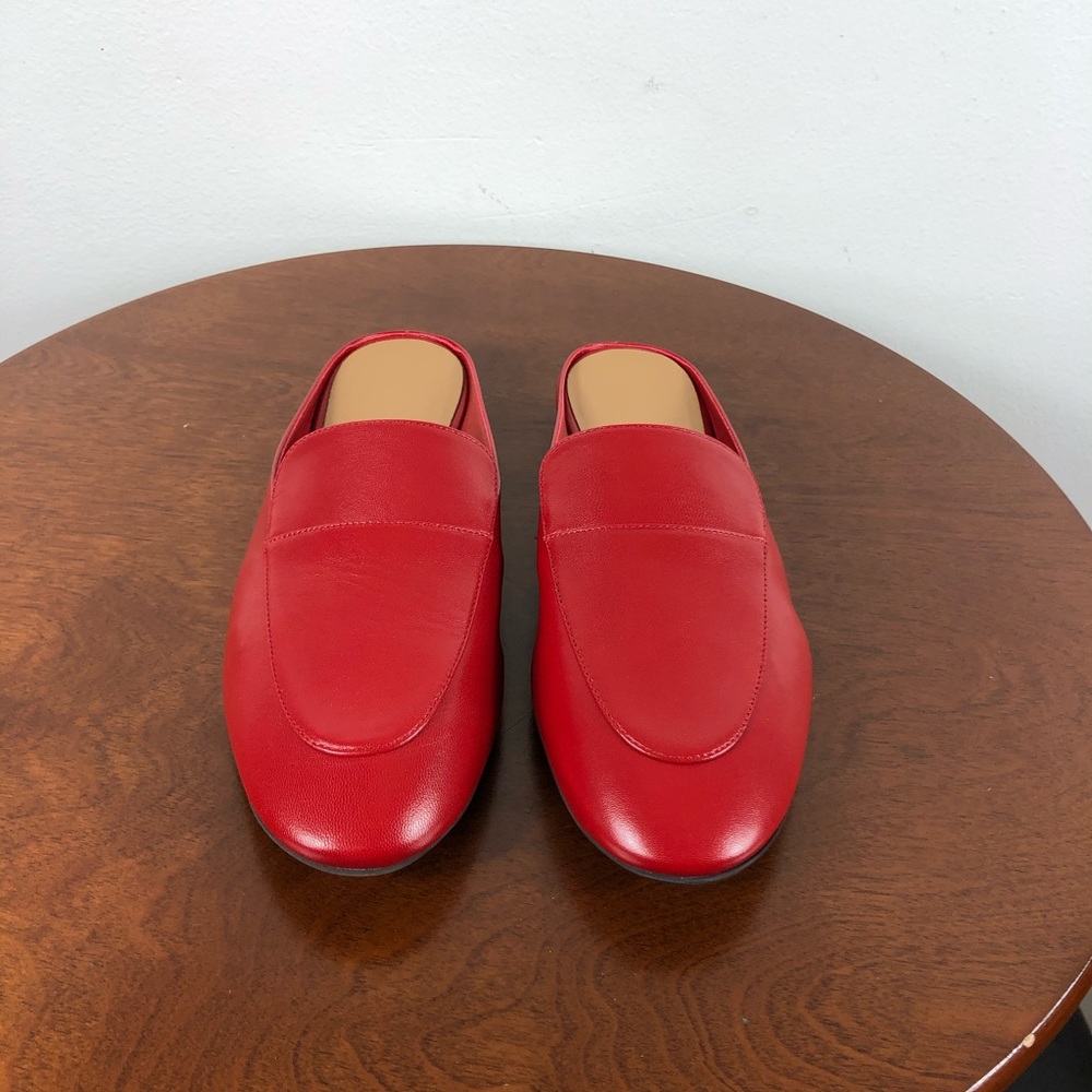 Everlane The Day Loafer Mule In Red Size 7.5 - Picture 5 of 13